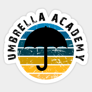 The umbrella academy allison distressed vintage Sticker